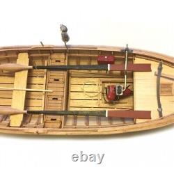 Modèle de bateau en bois authentique 1/16 de 18 pouces de long! Le bateau à rames Sandal du Bosphore