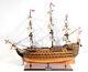 Modèle De Bateau En Bois De 38 Pouces Hms Victory Copper Bottom Replica Nouveau