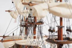 Modèle de bateau en bois de 38 pouces HMS VICTORY COPPER BOTTOM Replica nouveau
