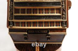 Modèle de bateau en bois de 38 pouces HMS VICTORY COPPER BOTTOM Replica nouveau