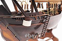 Modèle de bateau en bois de Dhow arabe de Zanzibar en swahili 30 voiles bateau entièrement assemblé