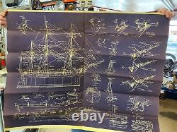 Modèle de bateau en bois de la société Marine Modèle, navire à voile HMS Bounty, kit de modèle vintage #1097 neuf dans sa boîte.