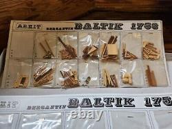 Modèle de bateau en bois de qualité muséale Vintage Aristo-craft 1753 Baltik! 145