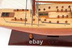 Modèle de bateau en bois de voilier Endeavour de 40 pouces