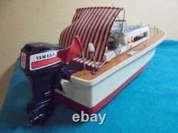 Modèle de bateau en bois/plastique Bandai vintage L14 fabriqué au Japon tel quel