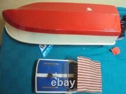 Modèle de bateau en bois/plastique Bandai vintage L14 fabriqué au Japon tel quel