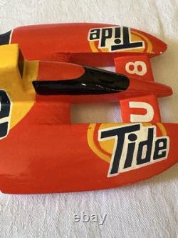 Modèle de bateau hydro vintage U 8 Savon à lessive Tide peint à la main par Brian Anderson