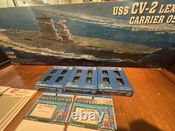 Modèle de bateau porte-avions USS CV-2 Lexington