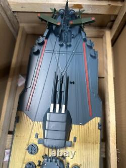 Modèle de cuirassé japonais Musashi 40 ? Modèle de navire, neuf, bois / métal 1250