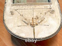 Modèle de navire BAY BUILT SHIP construit à partir de zéro par Steve Rogers avec brevet de gréement de langue.