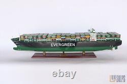 Modèle de navire EVERGREEN en conteneur de 103 cm à vendre