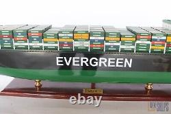 Modèle de navire EVERGREEN en conteneur de 103 cm à vendre