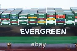 Modèle de navire EVERGREEN en conteneur de 103 cm à vendre