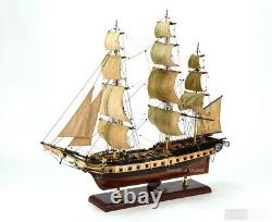 Modèle de navire à voiles USS Essex Tall de 1799, modèle de navire en bois fabriqué à la main, 32 pouces de longueur