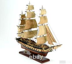 Modèle de navire à voiles USS Essex Tall de 1799, modèle de navire en bois fabriqué à la main, 32 pouces de longueur
