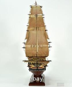 Modèle de navire à voiles USS Essex Tall de 1799, modèle de navire en bois fabriqué à la main, 32 pouces de longueur