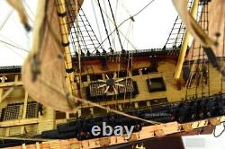 Modèle de navire à voiles USS Essex Tall de 1799, modèle de navire en bois fabriqué à la main, 32 pouces de longueur