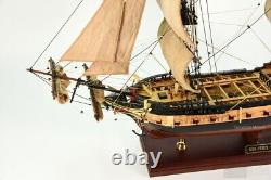 Modèle de navire à voiles USS Essex Tall de 1799, modèle de navire en bois fabriqué à la main, 32 pouces de longueur