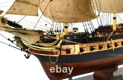 Modèle de navire à voiles USS Essex Tall de 1799, modèle de navire en bois fabriqué à la main, 32 pouces de longueur