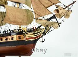 Modèle de navire à voiles USS Essex Tall de 1799, modèle de navire en bois fabriqué à la main, 32 pouces de longueur