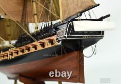 Modèle de navire à voiles USS Essex Tall de 1799, modèle de navire en bois fabriqué à la main, 32 pouces de longueur