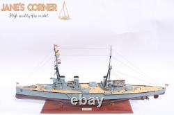 Modèle de navire de guerre HMS INVINCIBLE 1907 (WWI) 40,2 Modèle de bateau haute qualité