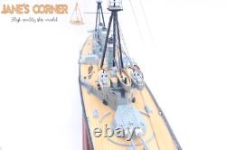 Modèle de navire de guerre HMS INVINCIBLE 1907 (WWI) 40,2 Modèle de bateau haute qualité