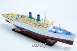 Modèle de navire en bois du paquebot SS Oceanic Independence, neuf, Constitution