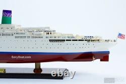 Modèle de navire en bois du paquebot SS Oceanic Independence, neuf, Constitution