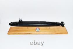 Modèle de sous-marin SSBN-728 USS Florida (coque noire), acajou, marine, 20 pouces, Ohio