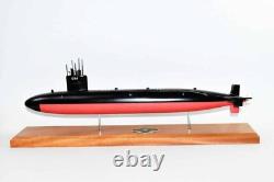 Modèle de sous-marin USS Cavalla SSN-684, Marine américaine, modèle réduit, acajou, Sturgeon