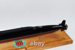 Modèle de sous-marin USS Nathan Hale SSBN-623, Marine, Maquette, Acajou, 20 pouces
