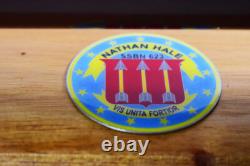 Modèle de sous-marin USS Nathan Hale SSBN-623, Marine, Maquette, Acajou, 20 pouces