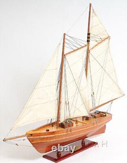 Modèle de voilier américain en bois de 33 pouces - Réplique de bateau neuf