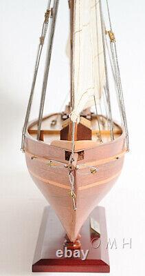 Modèle de voilier américain en bois de 33 pouces - Réplique de bateau neuf