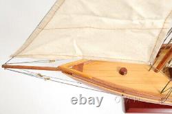 Modèle de voilier américain en bois de 33 pouces - Réplique de bateau neuf