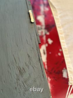 Modèle de yacht à grande échelle VTG en bois/tissu monté au mur, voilier 46x48