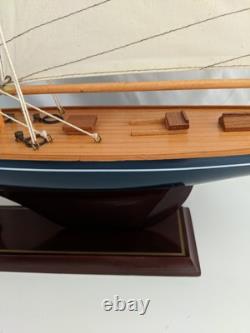 Modèle de yacht de course 24.5 en bois Voilier Bateau à voile Décoration intérieure en bois de qualité