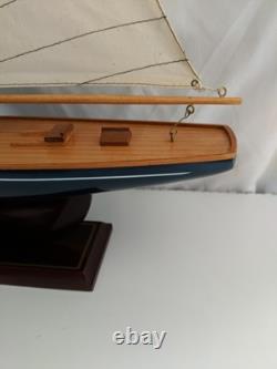 Modèle de yacht de course 24.5 en bois Voilier Bateau à voile Décoration intérieure en bois de qualité