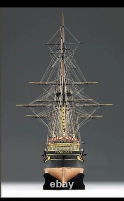 Modèle en bois HMS Vanguard 1787 Kit de navire Victory Models 172 (Livre gratuit inclus)