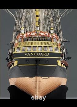 Modèle en bois HMS Vanguard 1787 Kit de navire Victory Models 172 (Livre gratuit inclus)