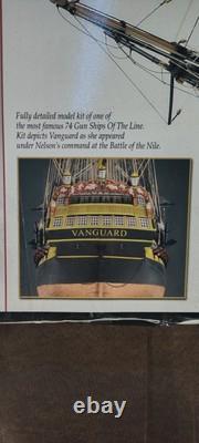 Modèle en bois HMS Vanguard 1787 Kit de navire Victory Models 172 (Livre gratuit inclus)