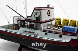 Modèle en bois de bateau chasseur de requins orque conçu pour RC
