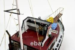 Modèle en bois de bateau chasseur de requins orque conçu pour RC