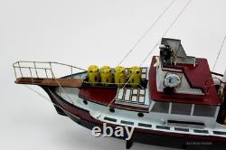 Modèle en bois de bateau chasseur de requins orque conçu pour RC