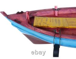 Modèle en bois de bateau de réfugié de pêche du Sud Vietnam 28 Tau Vuot Bien construit nouveau