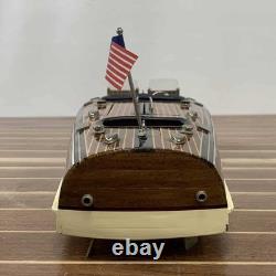 Modèle en bois de bateau rapide à triple cockpit 25
