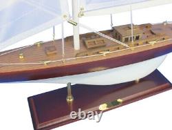 Modèle en bois du voilier William Fife 24, yacht entièrement assemblé - Bateau neuf