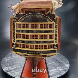 Modèle réduit de bateau en bois H.M.S. Victory 1805, construit, 30 POUCES DE LONG, énorme bateau