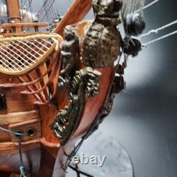 Modèle réduit de bateau en bois H.M.S. Victory 1805, construit, 30 POUCES DE LONG, énorme bateau